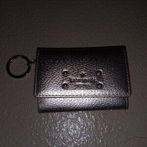 Kate Spade Rose Gold Darla Wellesley Compact Keychain I.D. wallet